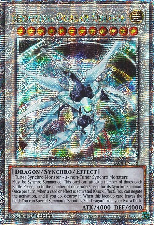 Shooting Quasar Dragon [RA04-EN158] Quarter Century Secret Rare | Card Merchant Takapuna