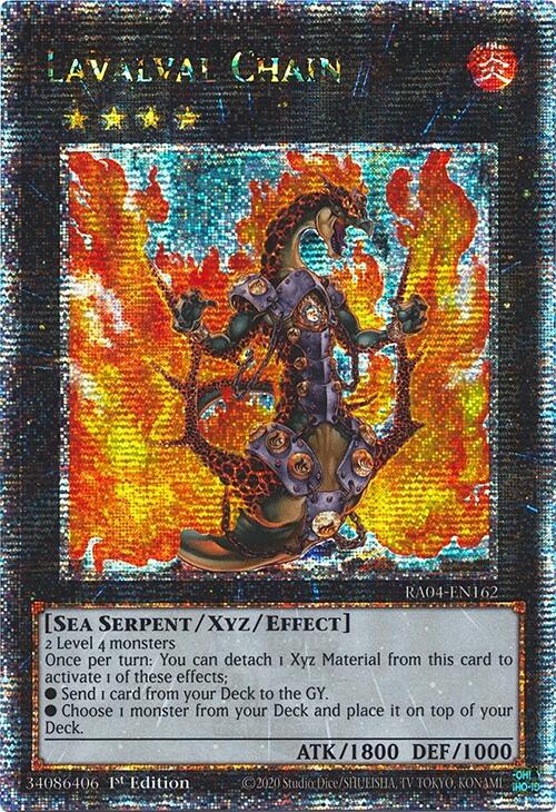 Lavalval Chain [RA04-EN162] Quarter Century Secret Rare | Card Merchant Takapuna