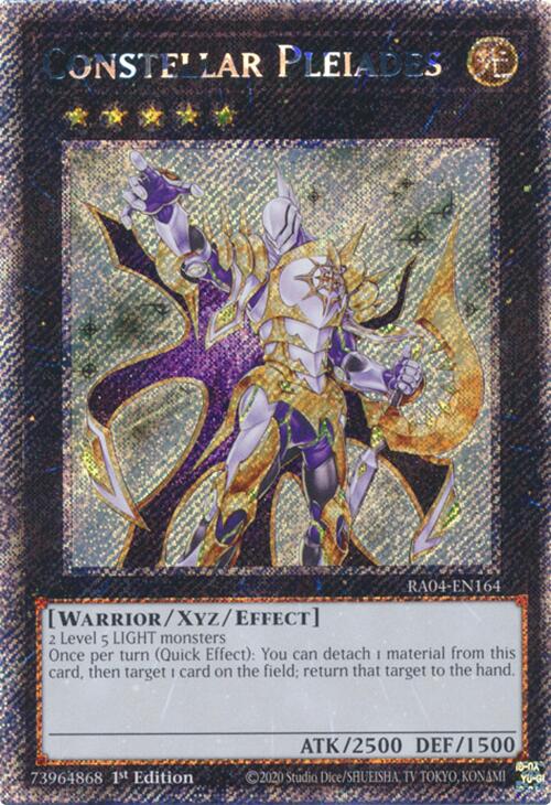 Constellar Pleiades [RA04-EN164] Platinum Secret Rare | Card Merchant Takapuna