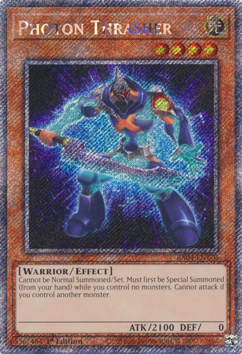 Photon Thrasher [RA04-EN170] Platinum Secret Rare | Card Merchant Takapuna