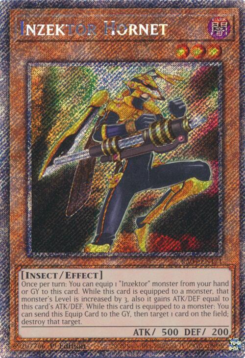 Inzektor Hornet [RA04-EN171] Platinum Secret Rare | Card Merchant Takapuna