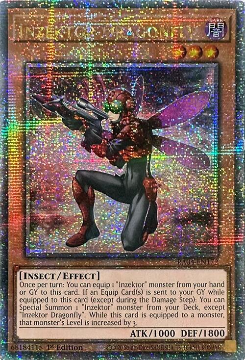 Inzektor Dragonfly [RA04-EN172] Quarter Century Secret Rare | Card Merchant Takapuna