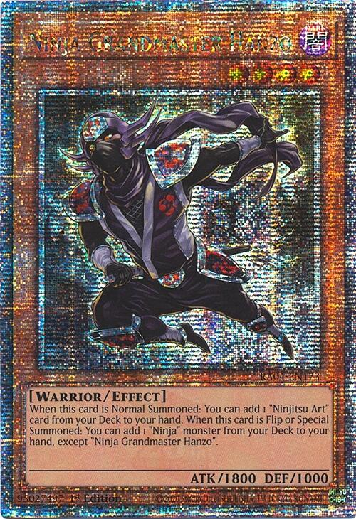 Ninja Grandmaster Hanzo [RA04-EN173] Quarter Century Secret Rare | Card Merchant Takapuna