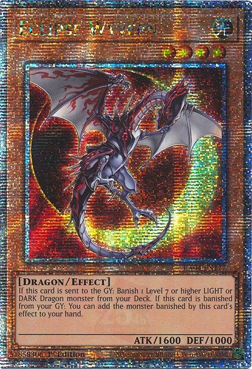Eclipse Wyvern [RA04-EN177] Quarter Century Secret Rare | Card Merchant Takapuna