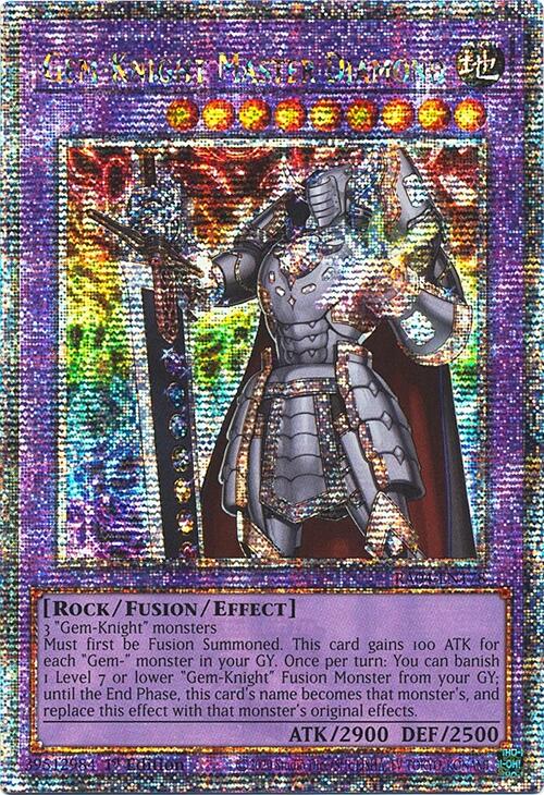 Gem-Knight Master Diamond [RA04-EN178] Quarter Century Secret Rare | Card Merchant Takapuna
