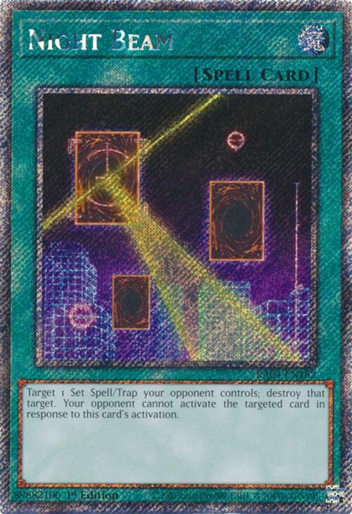 Night Beam [RA04-EN182] Platinum Secret Rare | Card Merchant Takapuna