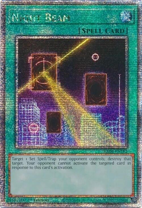 Night Beam [RA04-EN182] Quarter Century Secret Rare | Card Merchant Takapuna