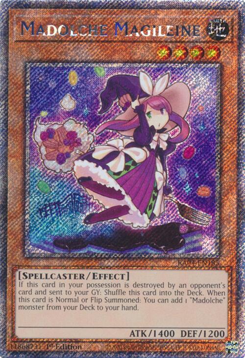 Madolche Magileine [RA04-EN185] Platinum Secret Rare | Card Merchant Takapuna