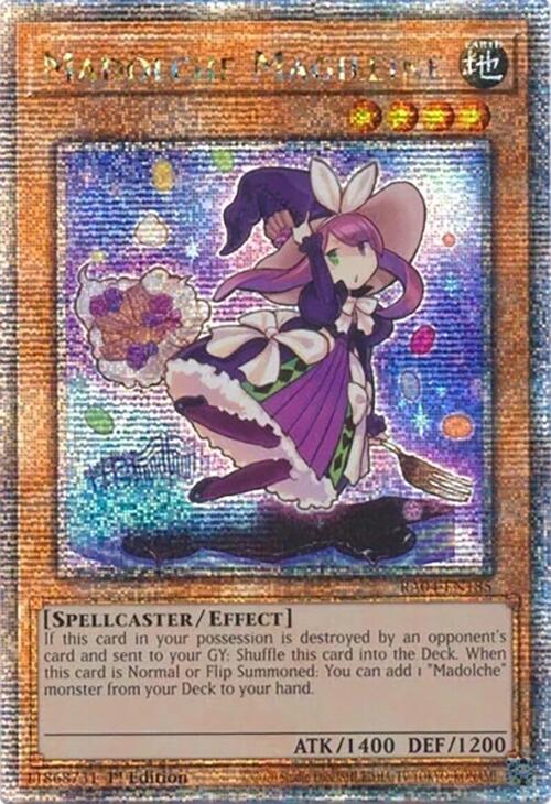 Madolche Magileine [RA04-EN185] Quarter Century Secret Rare | Card Merchant Takapuna
