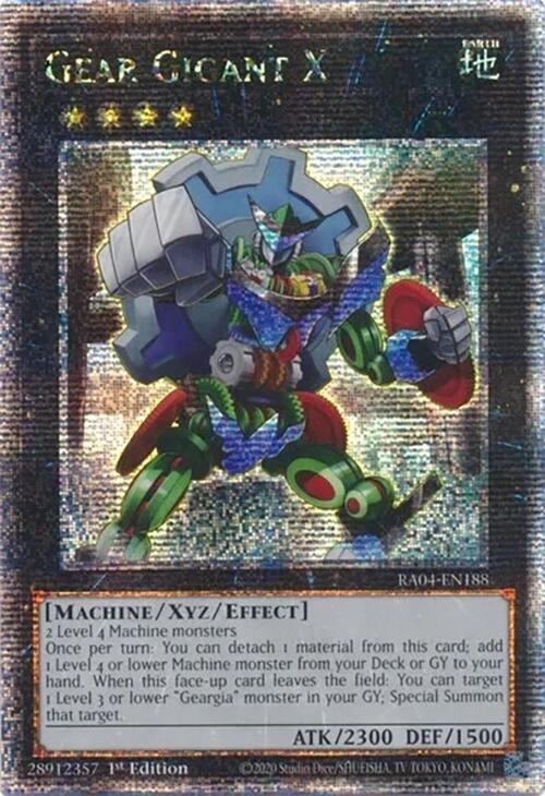 Gear Gigant X [RA04-EN188] Quarter Century Secret Rare | Card Merchant Takapuna