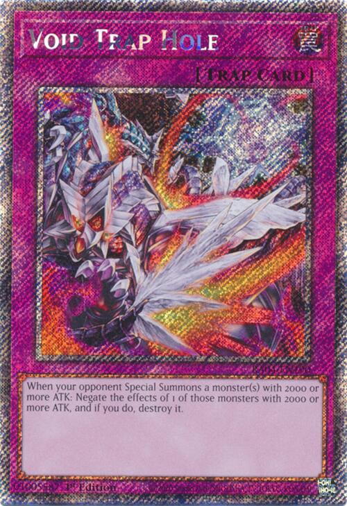 Void Trap Hole [RA04-EN190] Platinum Secret Rare | Card Merchant Takapuna