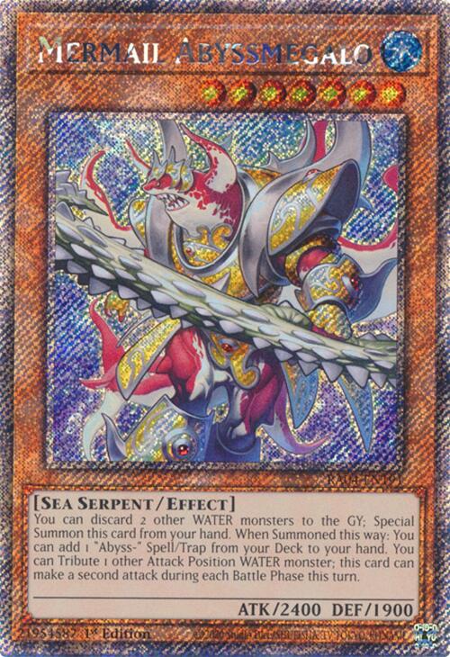 Mermail Abyssmegalo [RA04-EN191] Platinum Secret Rare | Card Merchant Takapuna