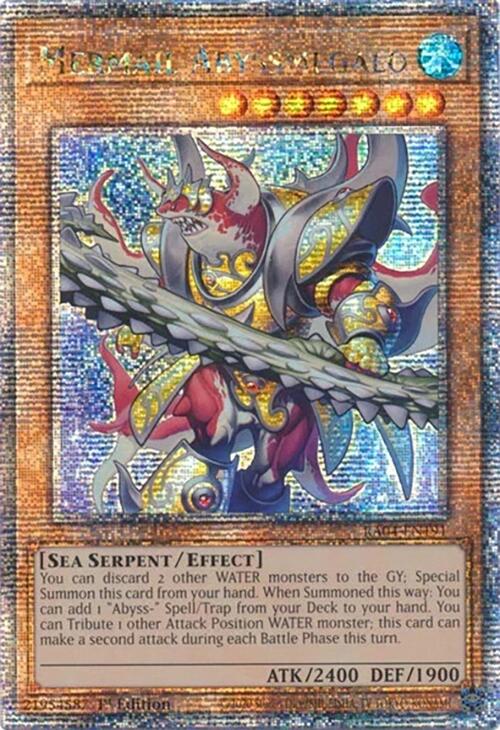 Mermail Abyssmegalo [RA04-EN191] Quarter Century Secret Rare | Card Merchant Takapuna