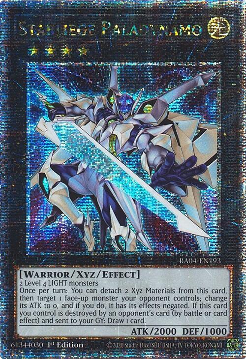 Starliege Paladynamo [RA04-EN193] Quarter Century Secret Rare | Card Merchant Takapuna