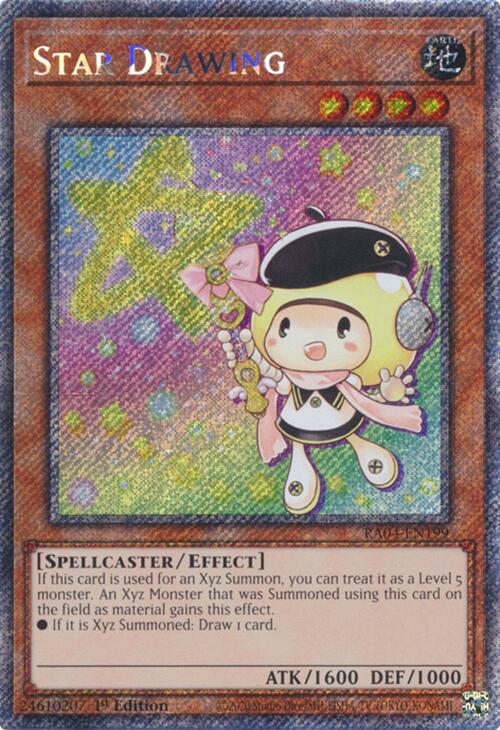 Star Drawing [RA04-EN199] Platinum Secret Rare | Card Merchant Takapuna