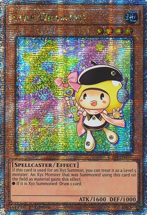 Star Drawing [RA04-EN199] Quarter Century Secret Rare | Card Merchant Takapuna