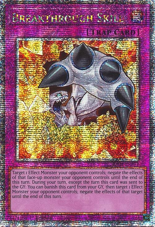 Breakthrough Skill [RA04-EN202] Quarter Century Secret Rare | Card Merchant Takapuna