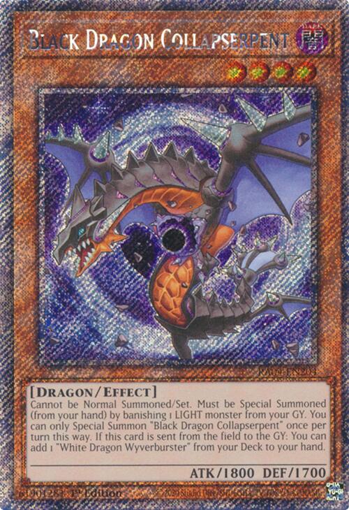 Black Dragon Collapserpent [RA04-EN204] Platinum Secret Rare | Card Merchant Takapuna