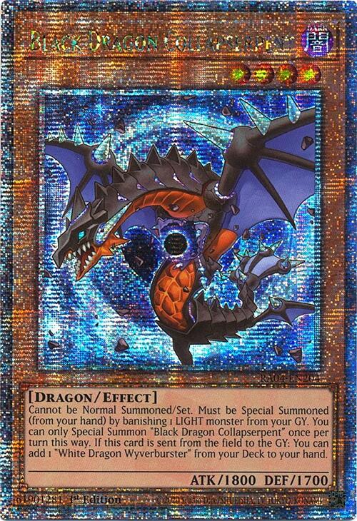Black Dragon Collapserpent [RA04-EN204] Quarter Century Secret Rare | Card Merchant Takapuna