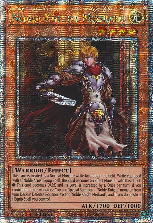 Noble Knight Medraut [RA04-EN205] Quarter Century Secret Rare | Card Merchant Takapuna