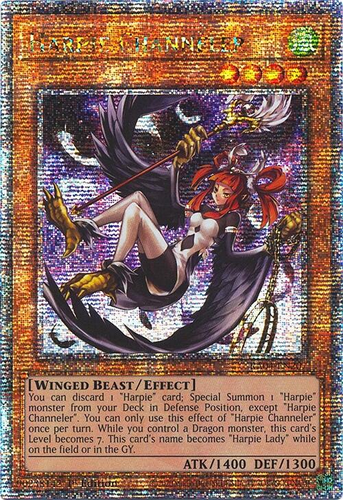 Harpie Channeler [RA04-EN207] Quarter Century Secret Rare | Card Merchant Takapuna