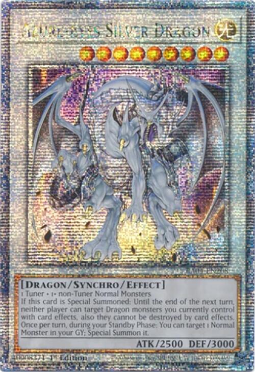 Azure-Eyes Silver Dragon [RA04-EN208] Quarter Century Secret Rare | Card Merchant Takapuna