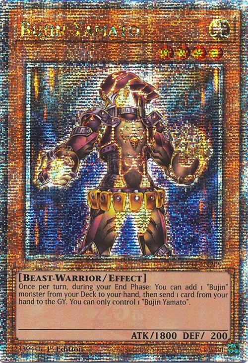 Bujin Yamato [RA04-EN209] Quarter Century Secret Rare | Card Merchant Takapuna