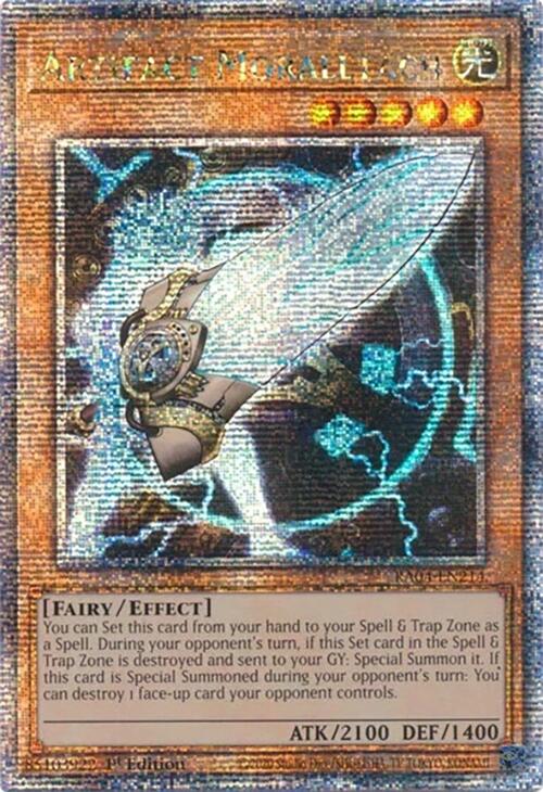 Artifact Moralltach [RA04-EN214] Quarter Century Secret Rare | Card Merchant Takapuna