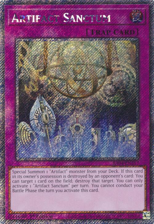 Artifact Sanctum [RA04-EN217] Platinum Secret Rare | Card Merchant Takapuna