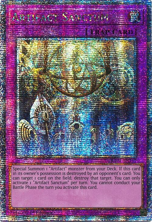 Artifact Sanctum [RA04-EN217] Quarter Century Secret Rare | Card Merchant Takapuna