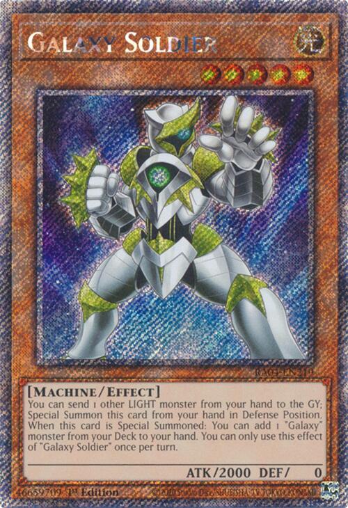 Galaxy Soldier [RA04-EN219] Platinum Secret Rare | Card Merchant Takapuna