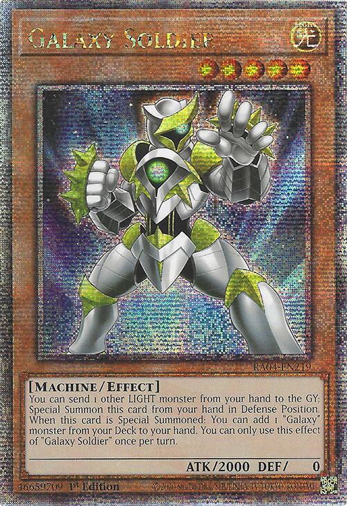Galaxy Soldier [RA04-EN219] Quarter Century Secret Rare | Card Merchant Takapuna