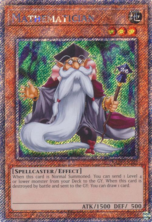 Mathematician [RA04-EN223] Platinum Secret Rare | Card Merchant Takapuna