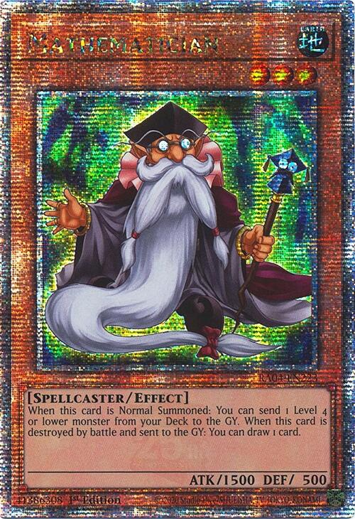 Mathematician [RA04-EN223] Quarter Century Secret Rare | Card Merchant Takapuna