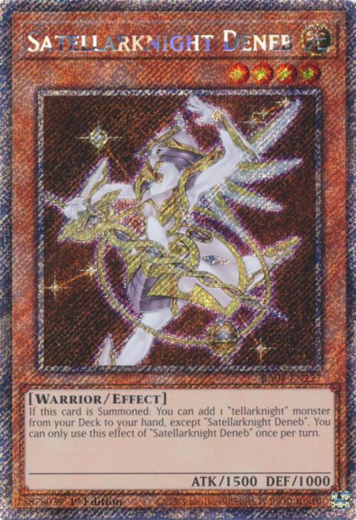 Satellarknight Deneb [RA04-EN227] Platinum Secret Rare | Card Merchant Takapuna
