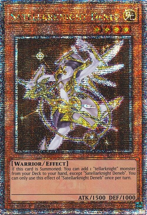 Satellarknight Deneb [RA04-EN227] Quarter Century Secret Rare | Card Merchant Takapuna