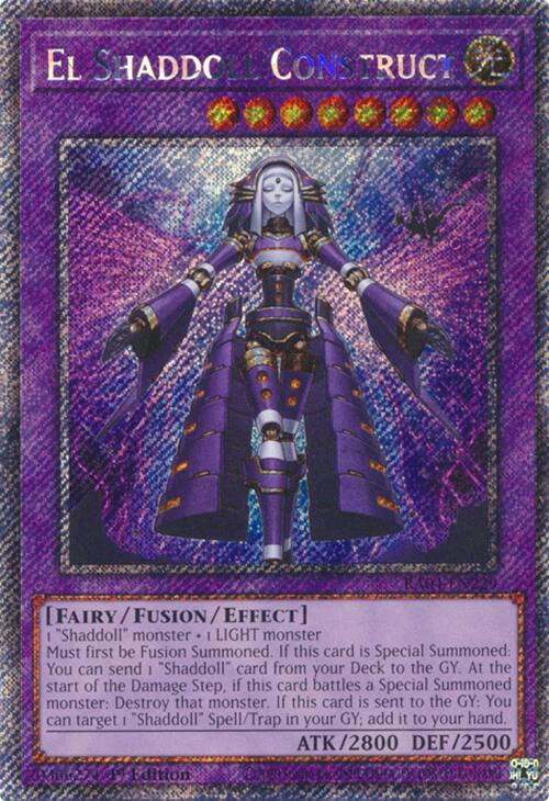 El Shaddoll Construct [RA04-EN229] Platinum Secret Rare | Card Merchant Takapuna