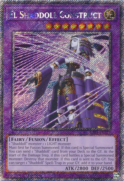 El Shaddoll Construct (Alternate Art) [RA04-EN229] Platinum Secret Rare | Card Merchant Takapuna