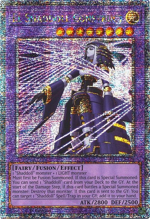 El Shaddoll Construct (Alternate Art) [RA04-EN229] Quarter Century Secret Rare | Card Merchant Takapuna