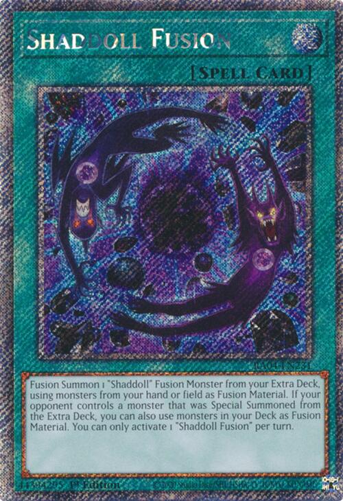 Shaddoll Fusion [RA04-EN231] Platinum Secret Rare | Card Merchant Takapuna