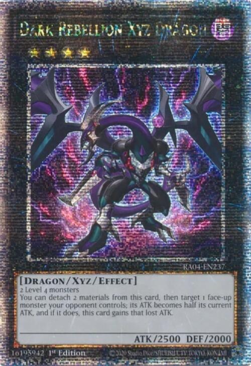 Dark Rebellion Xyz Dragon [RA04-EN237] Quarter Century Secret Rare | Card Merchant Takapuna