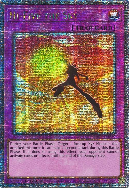 Hi-Five the Sky [RA04-EN239] Quarter Century Secret Rare | Card Merchant Takapuna