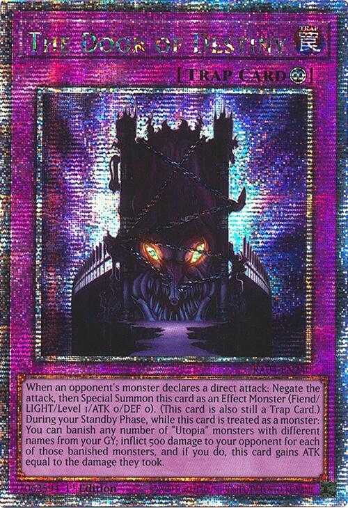 The Door of Destiny [RA04-EN240] Quarter Century Secret Rare | Card Merchant Takapuna