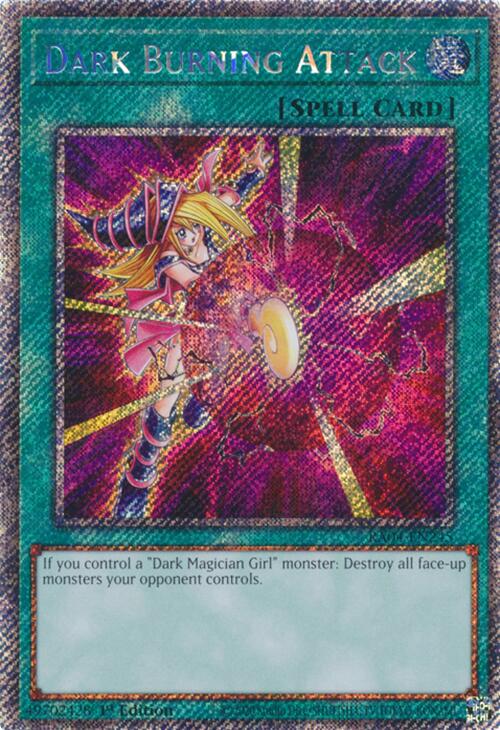 Dark Burning Attack [RA04-EN245] Platinum Secret Rare | Card Merchant Takapuna