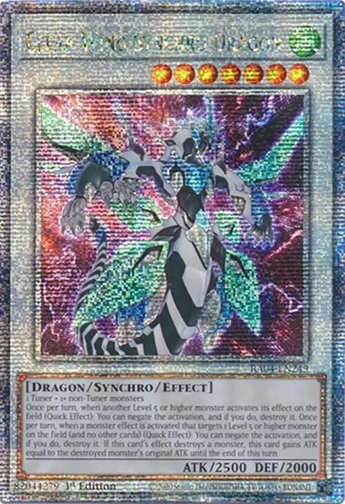 Clear Wing Synchro Dragon [RA04-EN249] Quarter Century Secret Rare | Card Merchant Takapuna