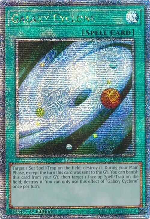 Galaxy Cyclone [RA04-EN250] Quarter Century Secret Rare | Card Merchant Takapuna