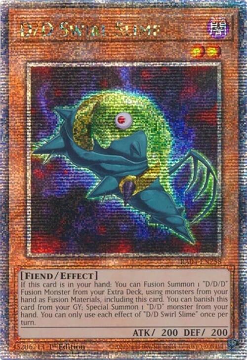 D/D Swirl Slime [RA04-EN258] Quarter Century Secret Rare | Card Merchant Takapuna
