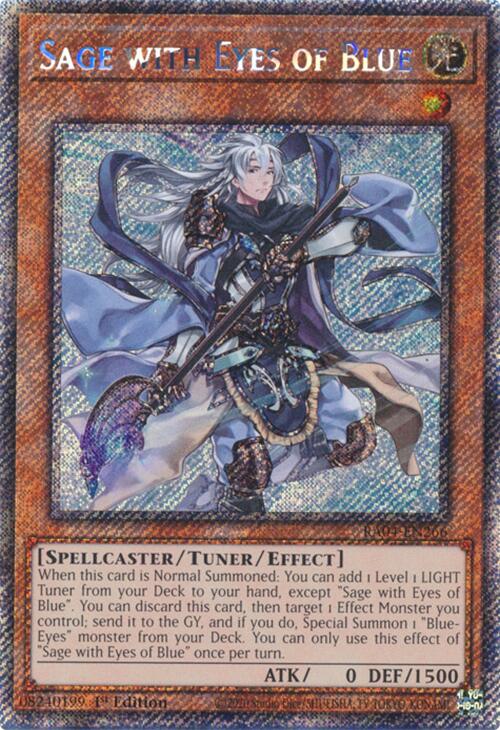 Sage with Eyes of Blue [RA04-EN266] Platinum Secret Rare | Card Merchant Takapuna