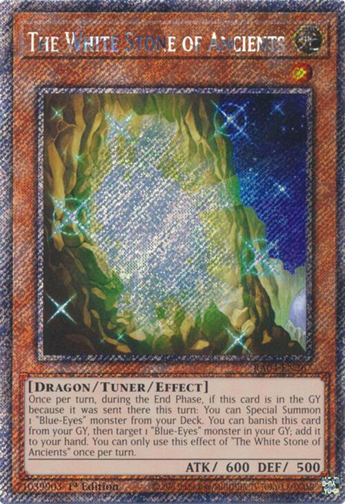 The White Stone of Ancients [RA04-EN267] Platinum Secret Rare | Card Merchant Takapuna