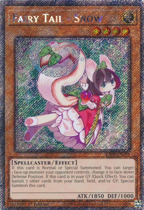 Fairy Tail - Snow [RA04-EN269] Platinum Secret Rare | Card Merchant Takapuna